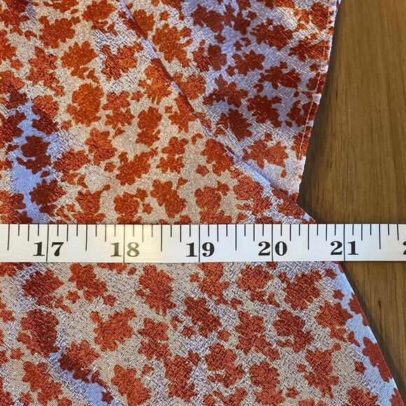 Samsoe Karookh Blouse Floral Shimmer Flutter Sleeve Feminine Romantic Womens S - Picture 11 of 13